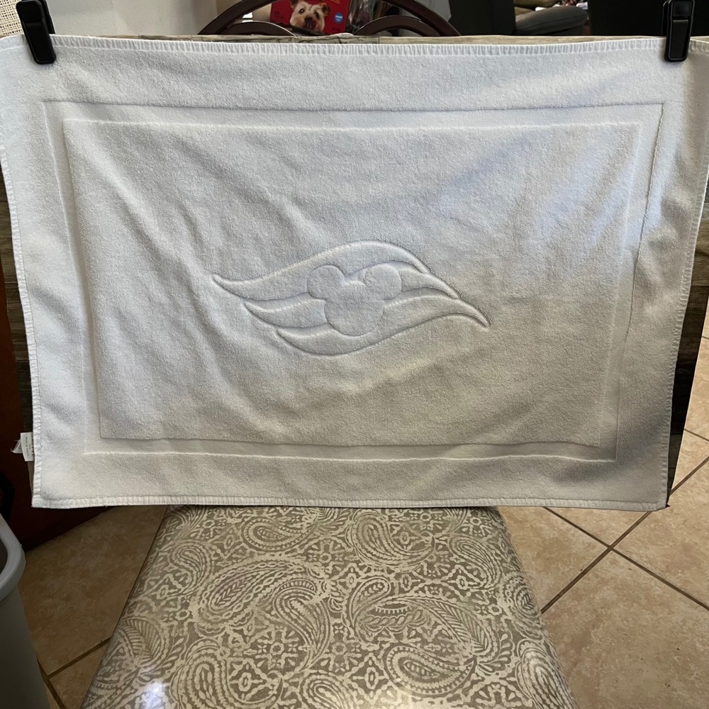 Disney Cruise Line Mickey Mouse White Bath Mat Frette Exclusive Design Turkey